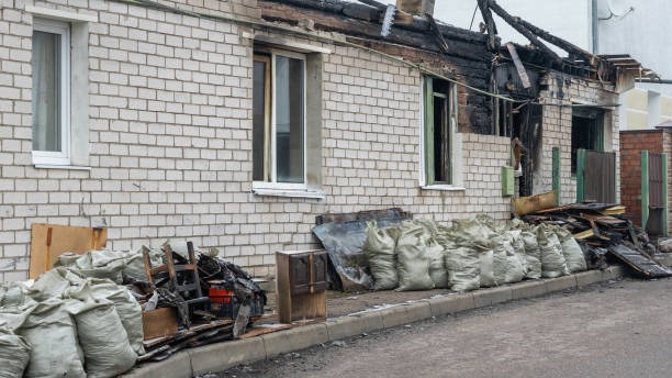 Professional Soot Cleanup technician working in Clinton, PA